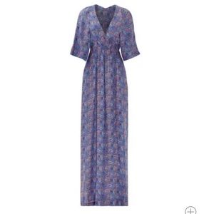 Tory Burch Corinne Caftan Maxi Dress